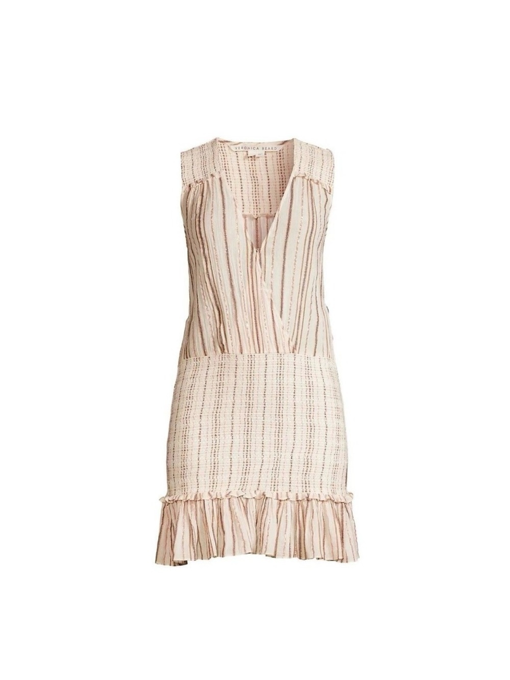 Veronica Beard Cox Smocked Mini Dress Size Small $298